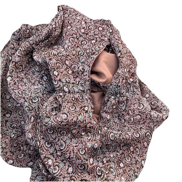 Walter Baker Liza A-Line Dress Verona $228 Size 6 NWOT Square Neck Ruffle Lined - Picture 6 of 13